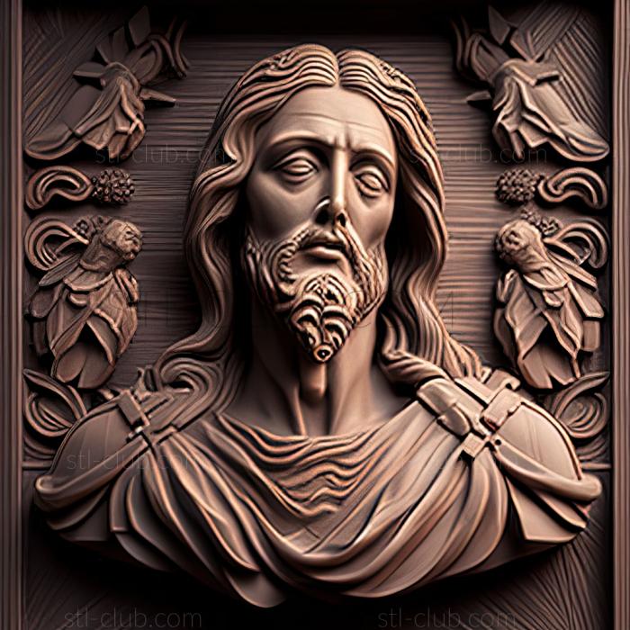 3D model st jesus (STL)